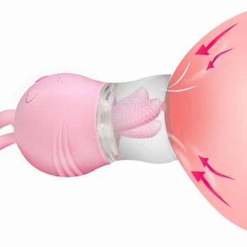 Sexy Língua de Bombeamento de Vibradores Bomba de leite para as Mulheres Mamilo Clitóris Sugador Vaginal, Anal Lambe Masturbador Feminino Sexo Brinquedos Eróticos