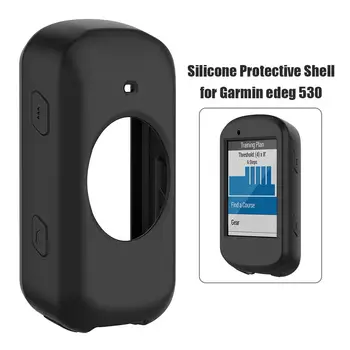 Silicone Case Capa Protetora Shell de Evitar Riscos de Colisões de Graxa de Impressões digitais para Garmin Edge 530 Computador de Bicicleta com GPS