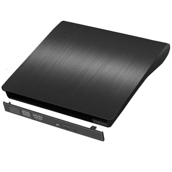 Slim USB3.0 SATA DVD Externo Gabinete Caso de Plástico Rígido Para Notebook Laptop 9.0/9.5/12.7 mm Caso de CD-ROM, Sem Unidade Óptica