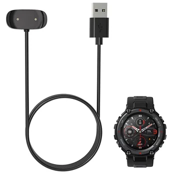Smart Watch Cabo de Carregamento Para Xiaomi Huami Amazfit T-Rexs Pro Smart Watch USB Carregador Berço Smartwatch Carregamento Rápido e Carregadores