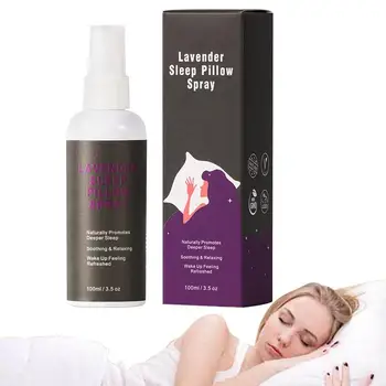 Sono profundo Travesseiro Spray 100g de Lavanda Aromaterapia Ajuda Fast Sleep Atualizar Relaxante Ambientador de Linho Spray Para roupa de Cama