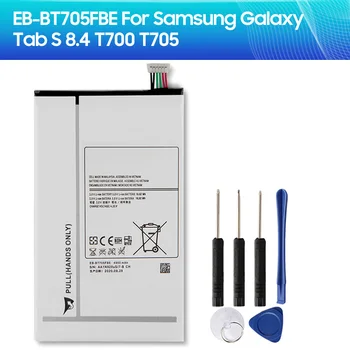 Substituição da Bateria para Samsung EB-BT705FBC EB-BT705FBE Para Samsung Tab GALAXY S 8.4 T700 T705 Bateria do Tablet 4900mAh