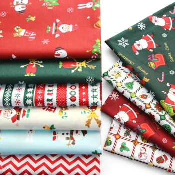 Série do natal tecido de sarja para DIY Crianças roupa de cama de Costura de patchwork quilting, tecidos
