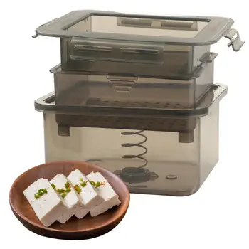 Tofu Prima Molde 3-Camada de Tofu Caseiro Maker Built-in de Remoção de Água Escorredor Gadget Tofu Prima Cozinha Conjunto de ferramentas