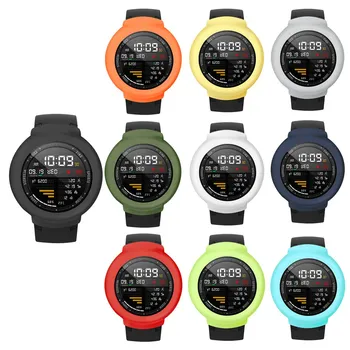 TPU Quadro da Proteção de Silicone Case Capa Para Huami Amazfit Beira Assistir Esportes Escudo Protetor Para Amazfit 3 Smartwatch