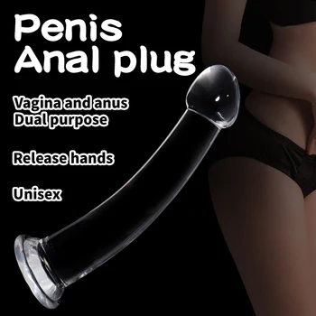 Translúcido Macio da Geléia enorme Vibrador Realista Falso Pau Pênis Plug anal G Spot de Brinquedos Sexuais para a Mulher os Homens Vagina Massagem Anal