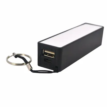 USB, Banco Portátil da Potência Com Corrente Chave 2600mAh Banco da Alimentação Externa de Caso Pack Caixa 18650 Bateria Carregador de Bateria