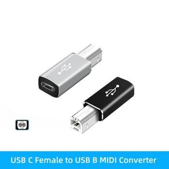 USB C Fêmea USB Tipo B 2.0 Macho Adaptador Conversor Para o MacBook Pro / Air HP, Canon, Epson, Dell, Samsung Tipo C Impressora Scanner