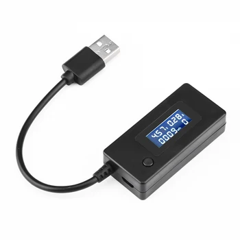 USB LCD/Tensão Amps de Carga Capacidade do Testador de Medidor Multímetro Teste a Velocidade de Carregadores, Cabos Capacidade do Telefone Móvel