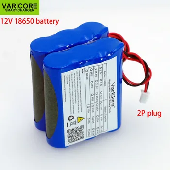VariCore 12V 18650 bateria 2600mAh bateria de lítio-íon Bateria do Monitor de CCTV Câmera de bateria 12,6 V 1.8 2A 2.2 2,5 2,6 2,8 UMA 3A baterias