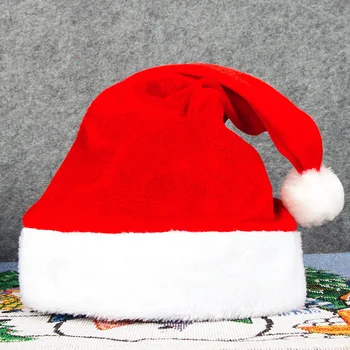 Vermelho Chapéu Do Natal Feliz Ano Novo Chapéu De Papai Noel Para Crianças Adultos Presente De Natal Decorativa De Natal Chapéu De Acesso