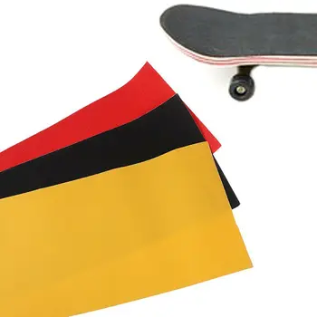 Vermelho/Preto/Amarelo Opcional Pro Skate Deck Lixa De Fita De Aperto De Patinação No Conselho Longboard 33*9