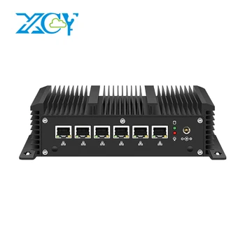 XCY Firewall Appliance Mini PC Intel Core i5-8365U 6x Gigabit Ethernet WAN/LAN RS232 HDMI 4xUSB Roteador da Empresa Para o Pfsense