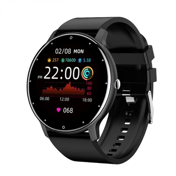 ZL02 Inteligente para Ver o Homem as Mulheres Impermeável frequência Cardíaca Sport Fitness Esportes Smartwatch para iPhone, Android Xiaomi para Huawei Melhor
