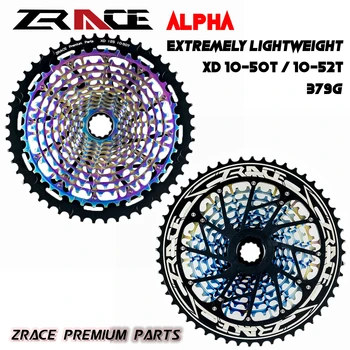 ZRACE ALPHA EX 12s XD Cassete 12 Velocidade MTB bicicleta de roda livre 10-50T 10-52T - arco-íris,compatível XD freehub, XX1 X01 GX Águia