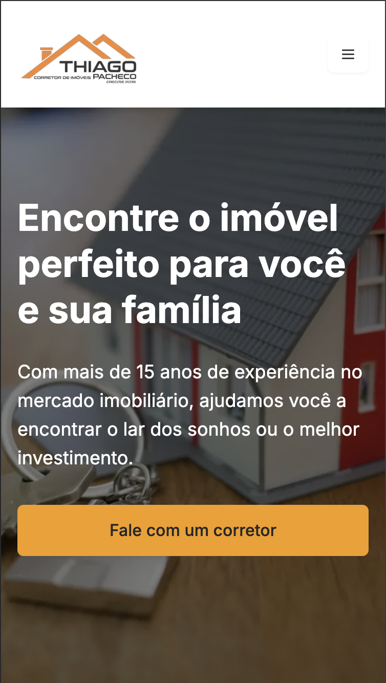 Landing Page - Corretor de Imóveis